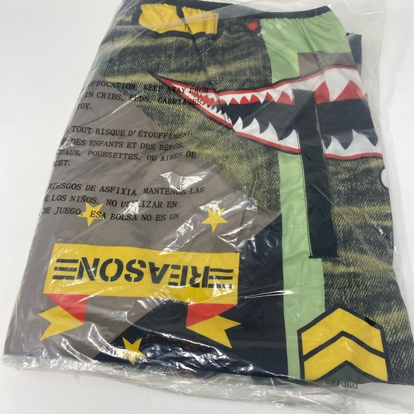 NWT Reason Clothing Military Print Half-Zip Pullover Anorak Size Medium - Picture 4 of 10